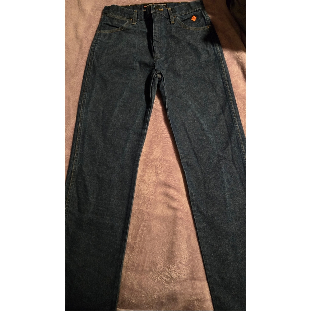 Wrangler Men's Dark Blue Straight Jeans